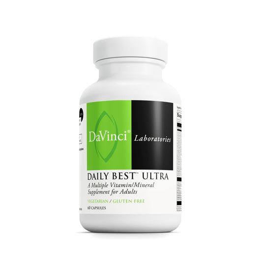 DAVINCI Labs Daily Best Ultra bottle on white background