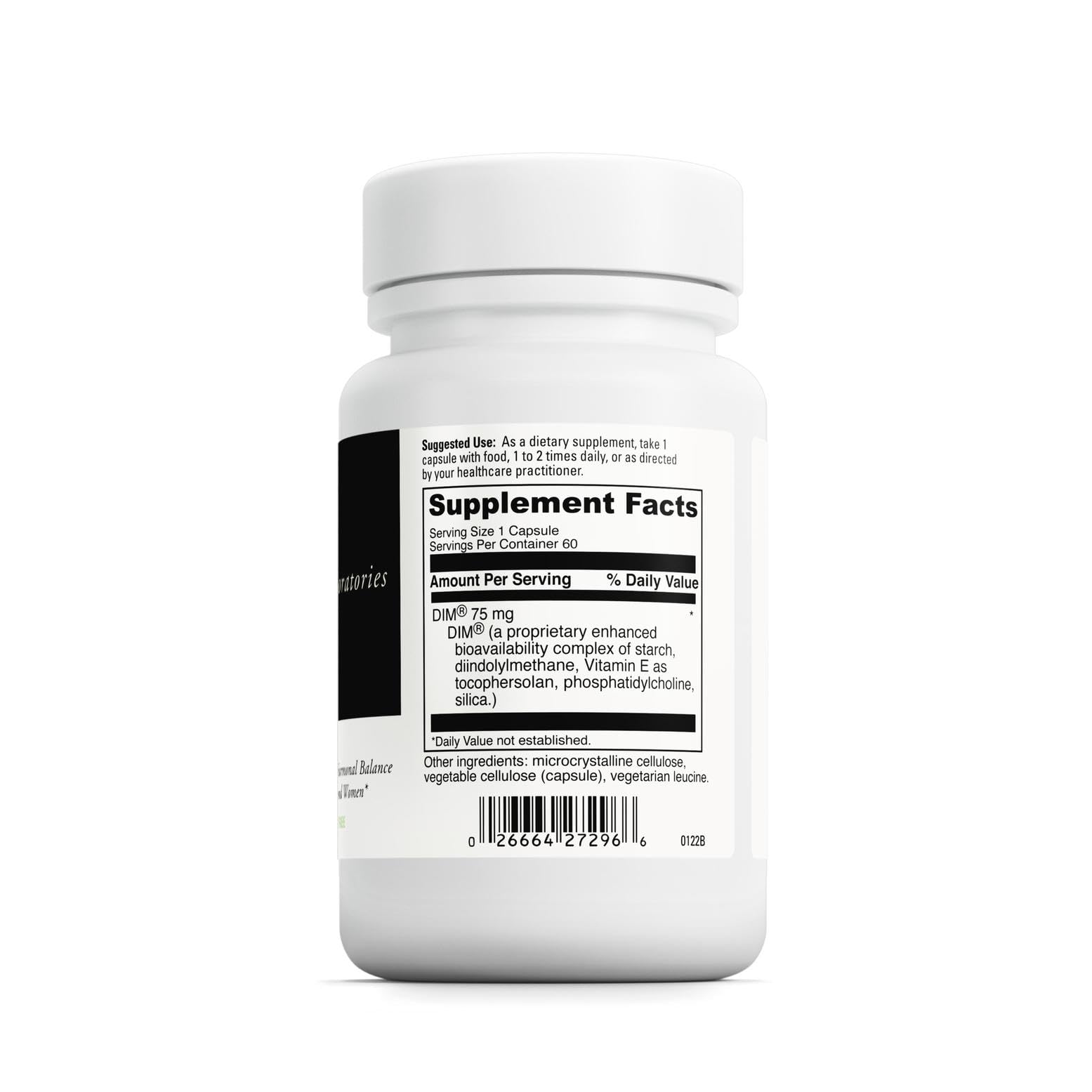 Close-up of DimPro bottle and capsules