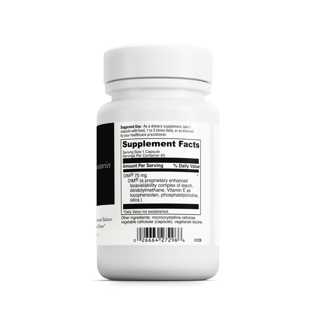 Close-up of DimPro bottle and capsules