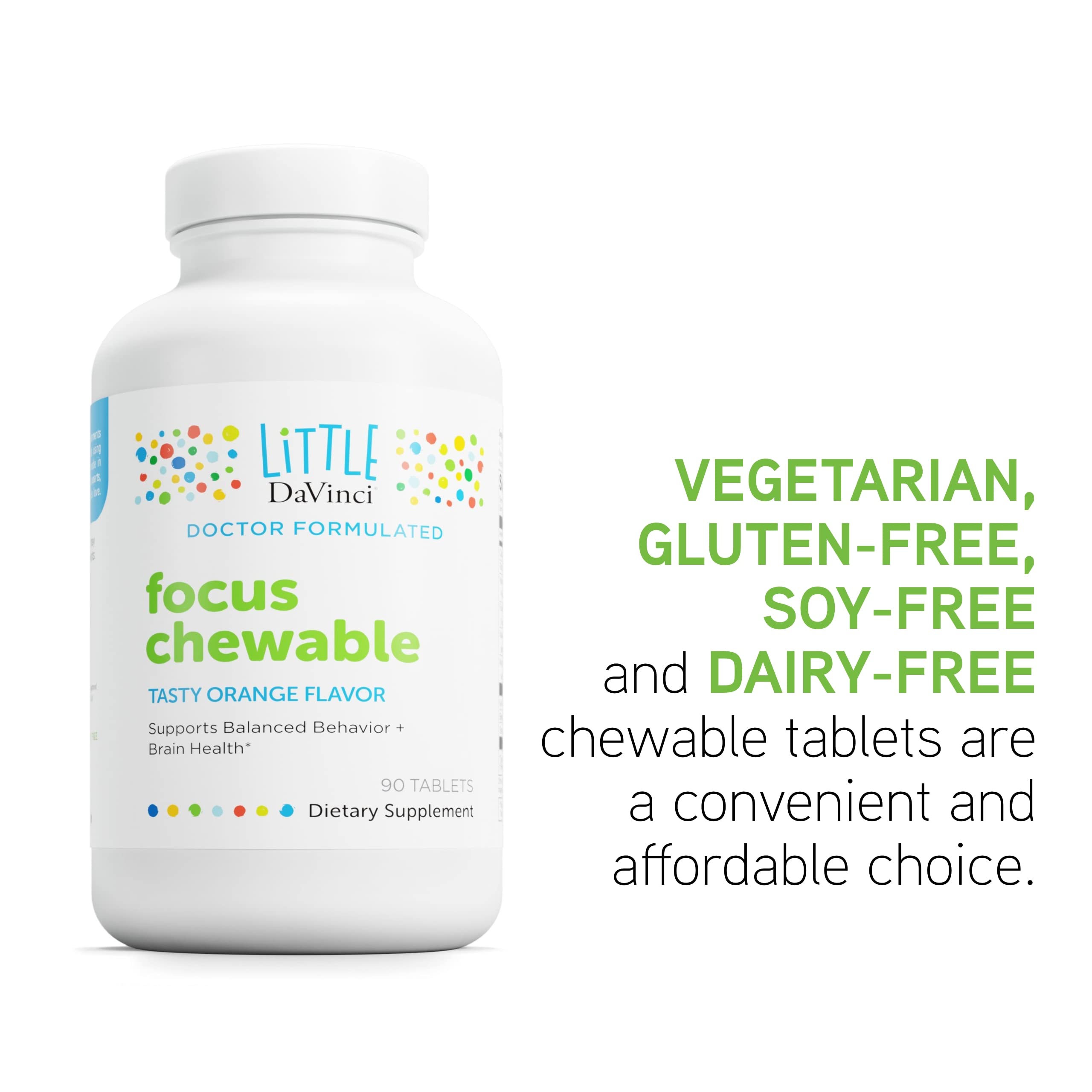 Kid-friendly chewable tablets supporting brain and immune health