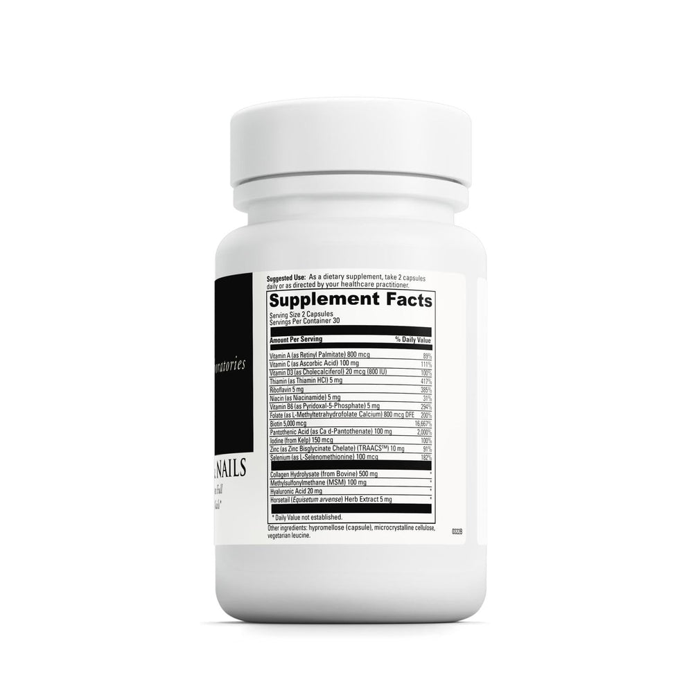 DaVinci Labs Hair Skin Nails bottle side view