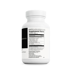 Close-up of Maitake mushroom powder and DMG ingredients