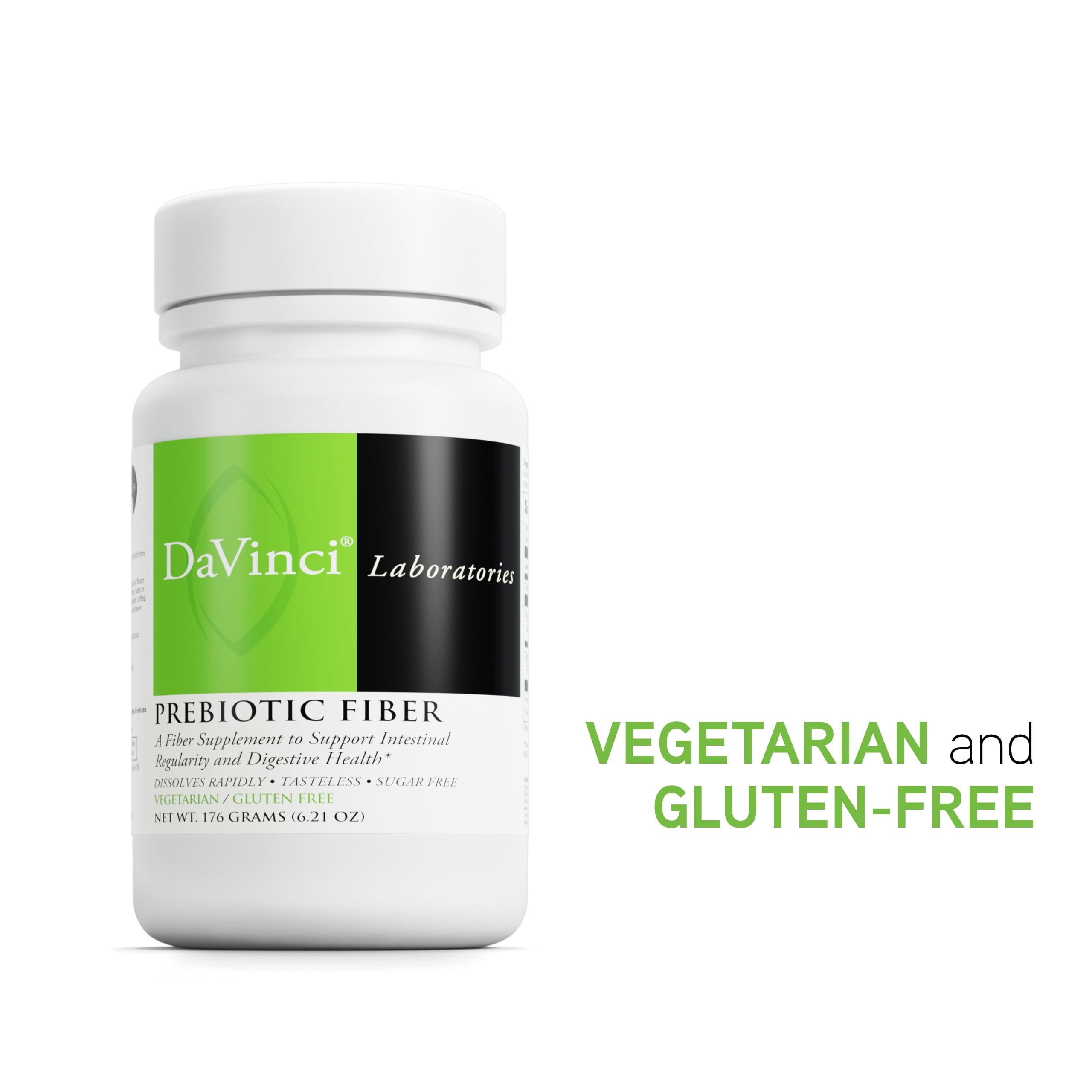 Powder scoop with Clearly Fiber beside a glass