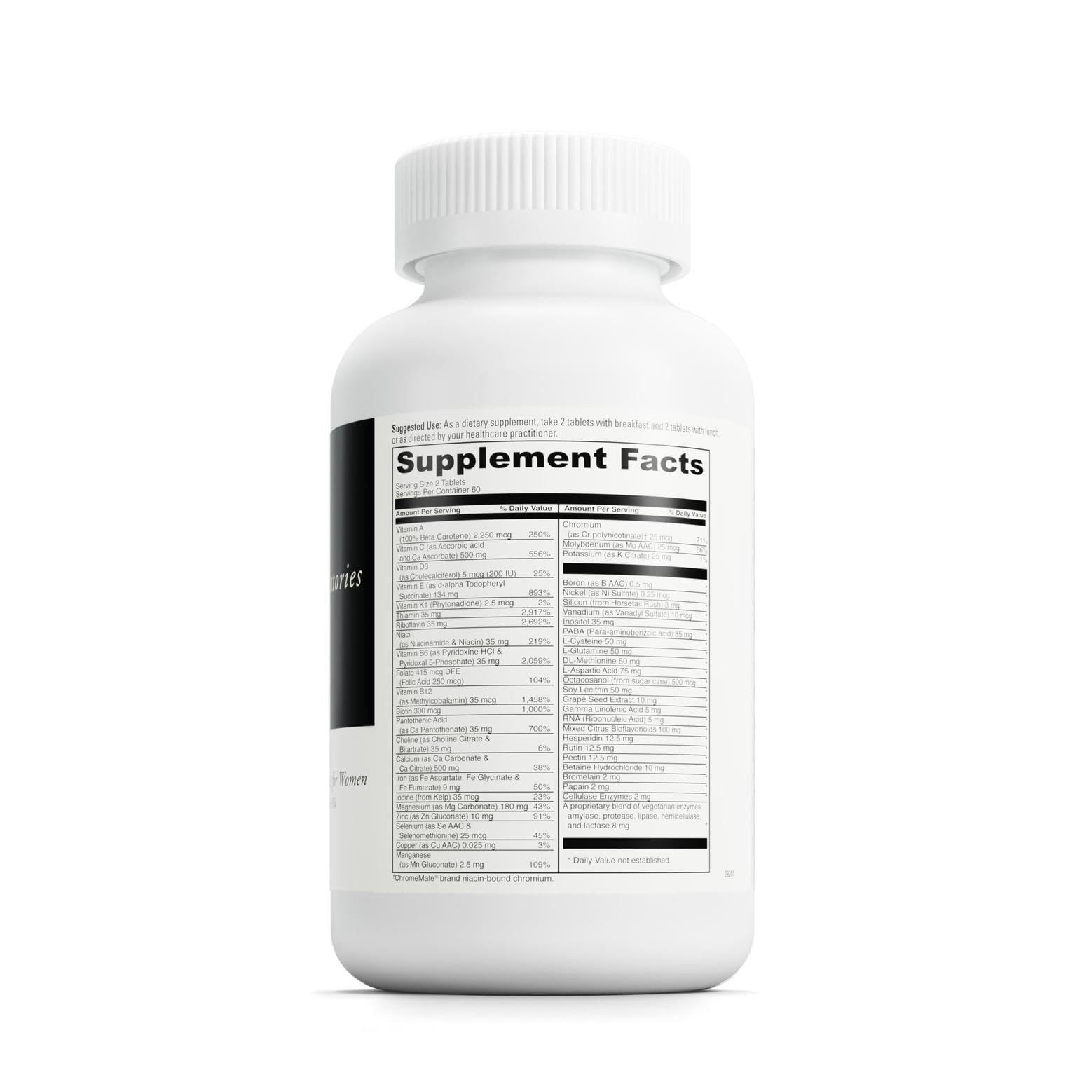 Close-up of Spectra Woman label