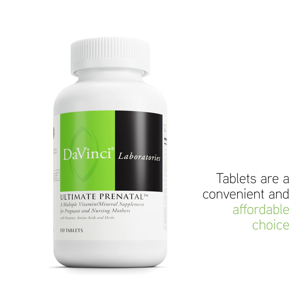 Ingredients list for DaVinci Labs Ultimate Prenatal