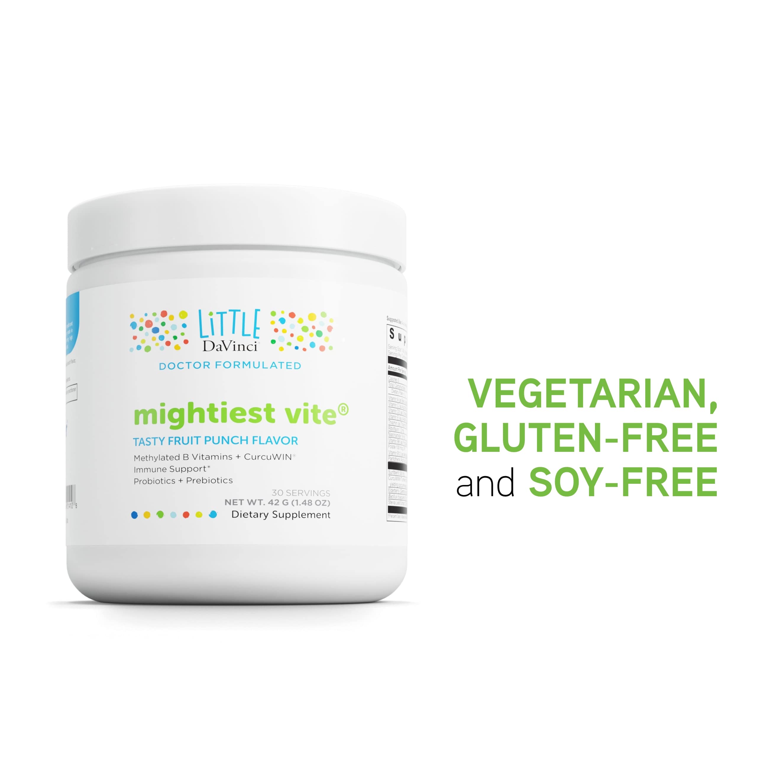 Child-friendly dosage spoon for DAVINCI Little Mightiest Vite