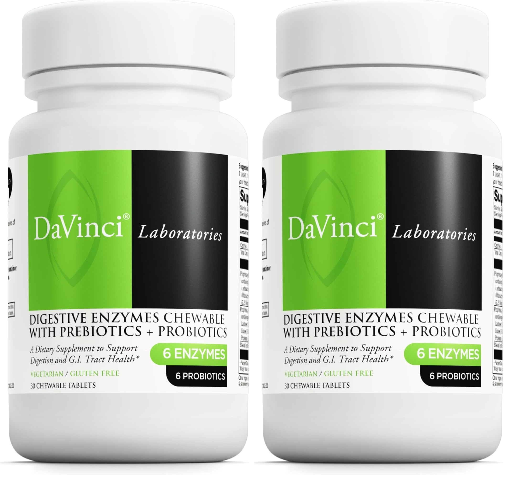 Front view of DAVINCI Mega Probiotic ND Chewable packaging