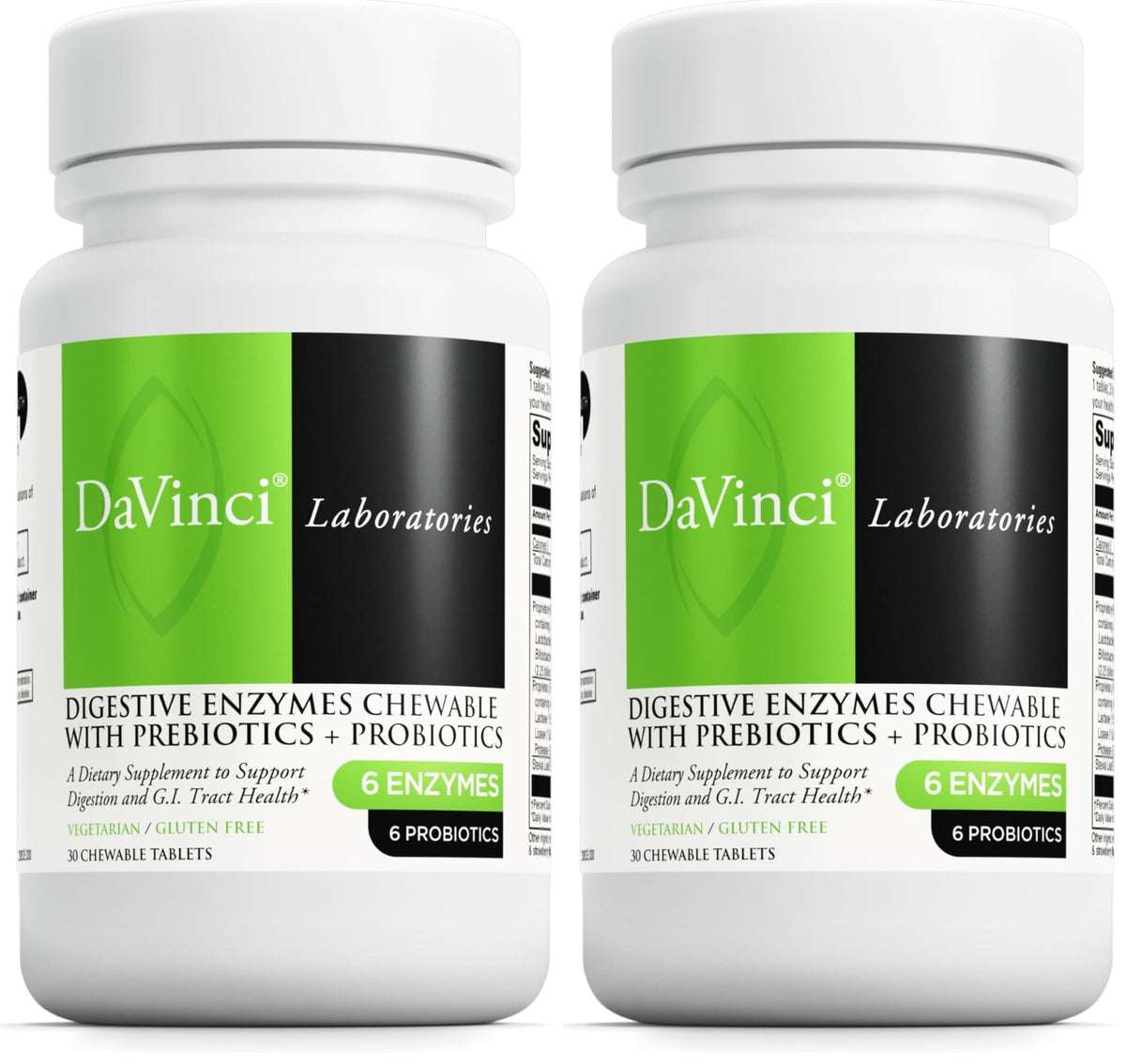 Front view of DAVINCI Mega Probiotic ND Chewable packaging