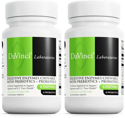 Front view of DAVINCI Mega Probiotic ND Chewable packaging