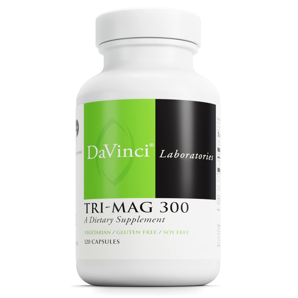 DaVinci Tri-Mag 300 bottle with 120 capsules