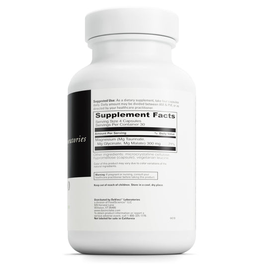 Close-up of Tri-Mag 300 capsules