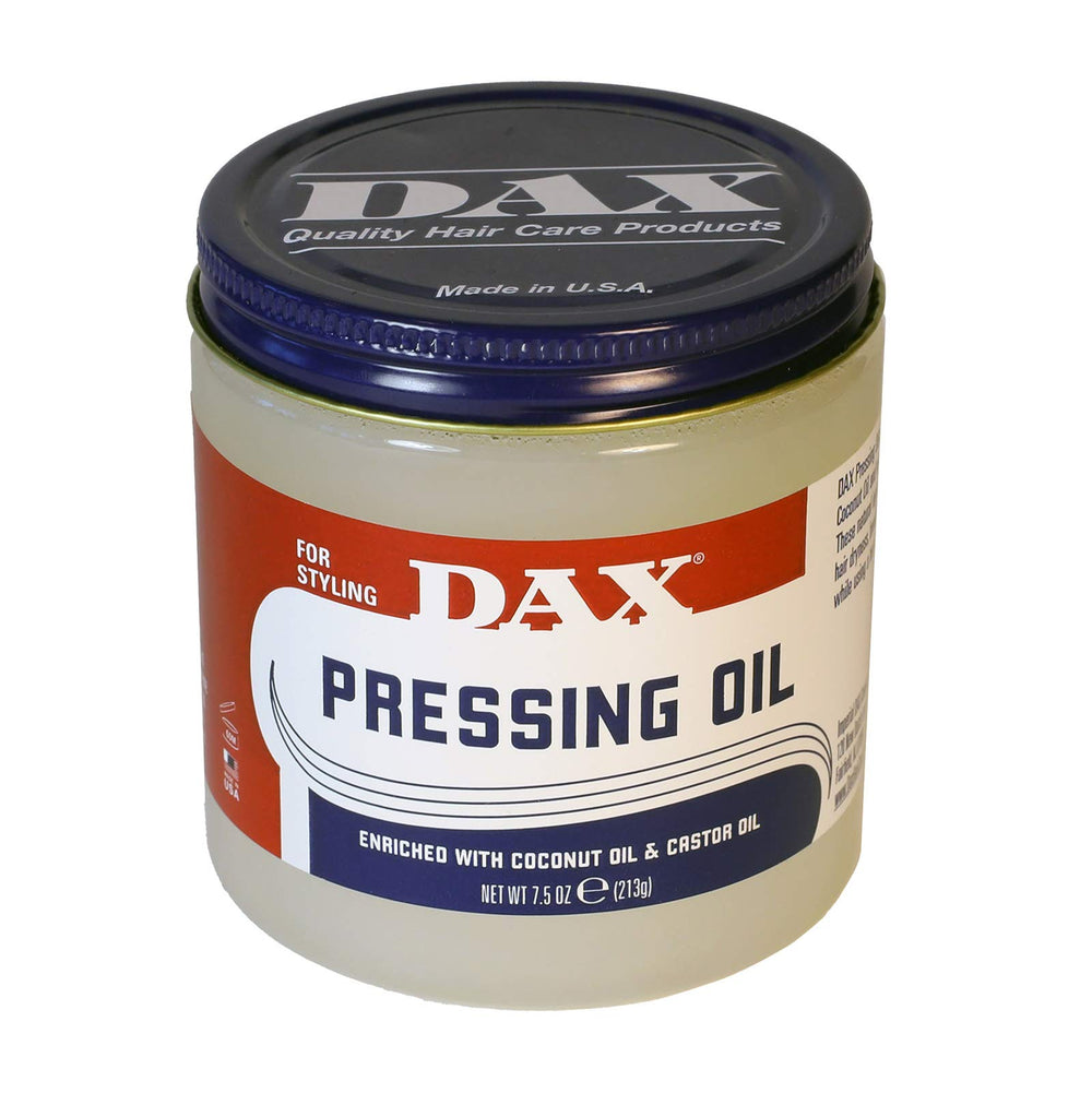Dax Pressing Oil 7.5 oz bottle with Coconut Oil and Castor Oil