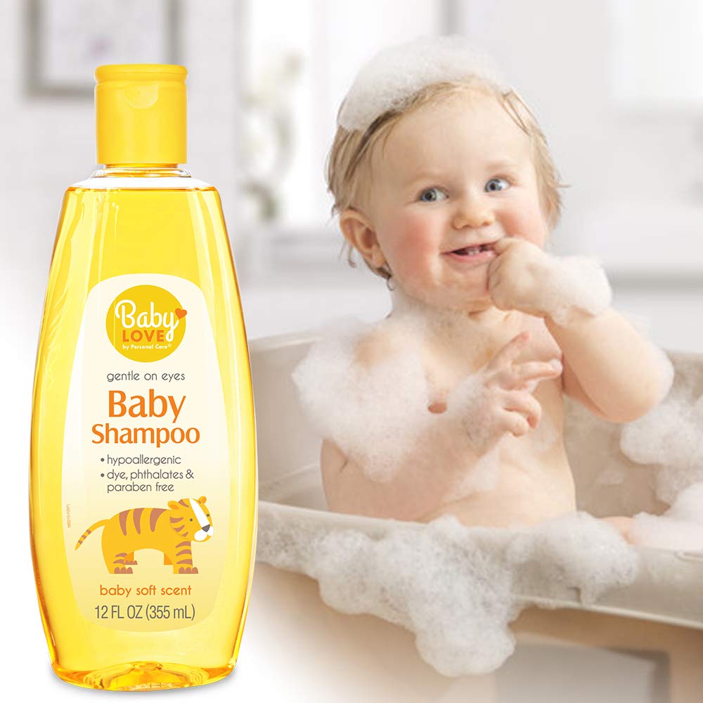 DDI Baby Shampoo 12 oz bottle - product shot on white background