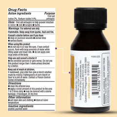 Using iodine tincture on minor wounds