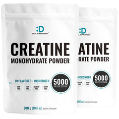 Deal Supplement micronized creatine monohydrate powder in container