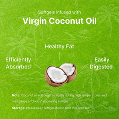 Natural coconut oil themed vitamin K2 MK-7 packaging