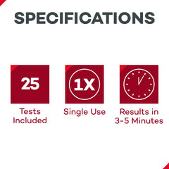 Individual wrapped Dealmed HCG test cassettes for per-pack use