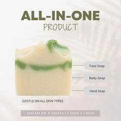 Versatile use as face, body, and hand cleansing.