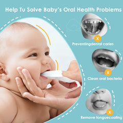 Independent sealed disposable baby oral care wipes