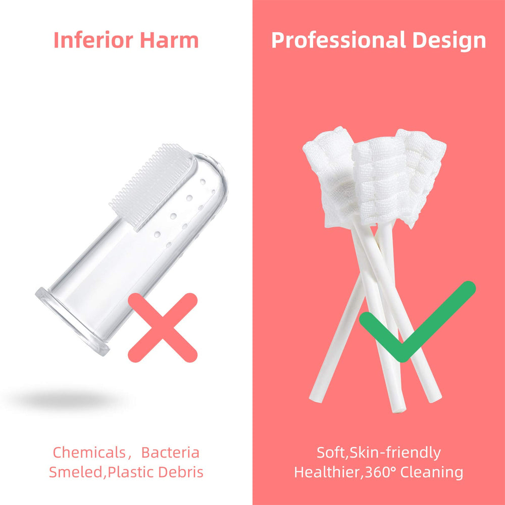 Cotton swabs with double suture fastening design