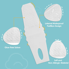 Close-up of Dearlomum baby dry wipes for oral care
