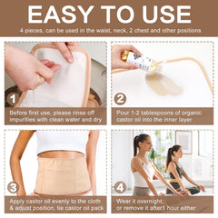 Pouch included for hot and cold pads