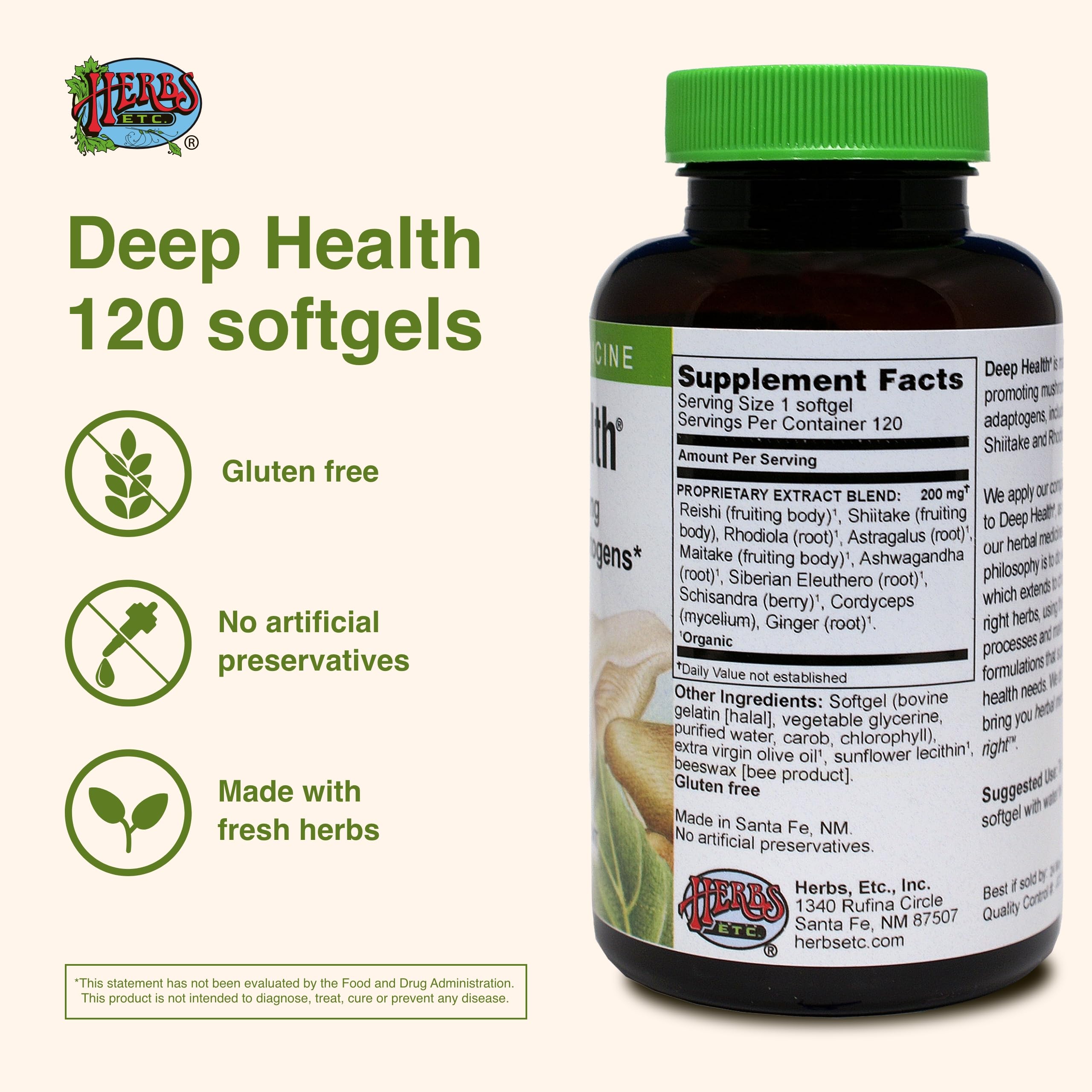 Close-up of Deep Health softgels