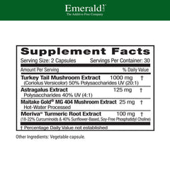 Deep Immune Health bottle with 60 vegetable capsules