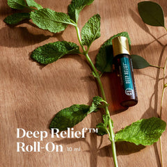 Close-up of Deep Relief Roll-On label