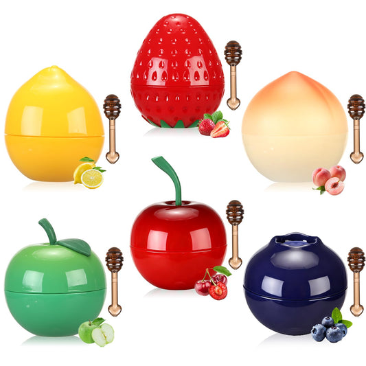 Deepmind strawberry lip mask pot for overnight hydration and nourishment.