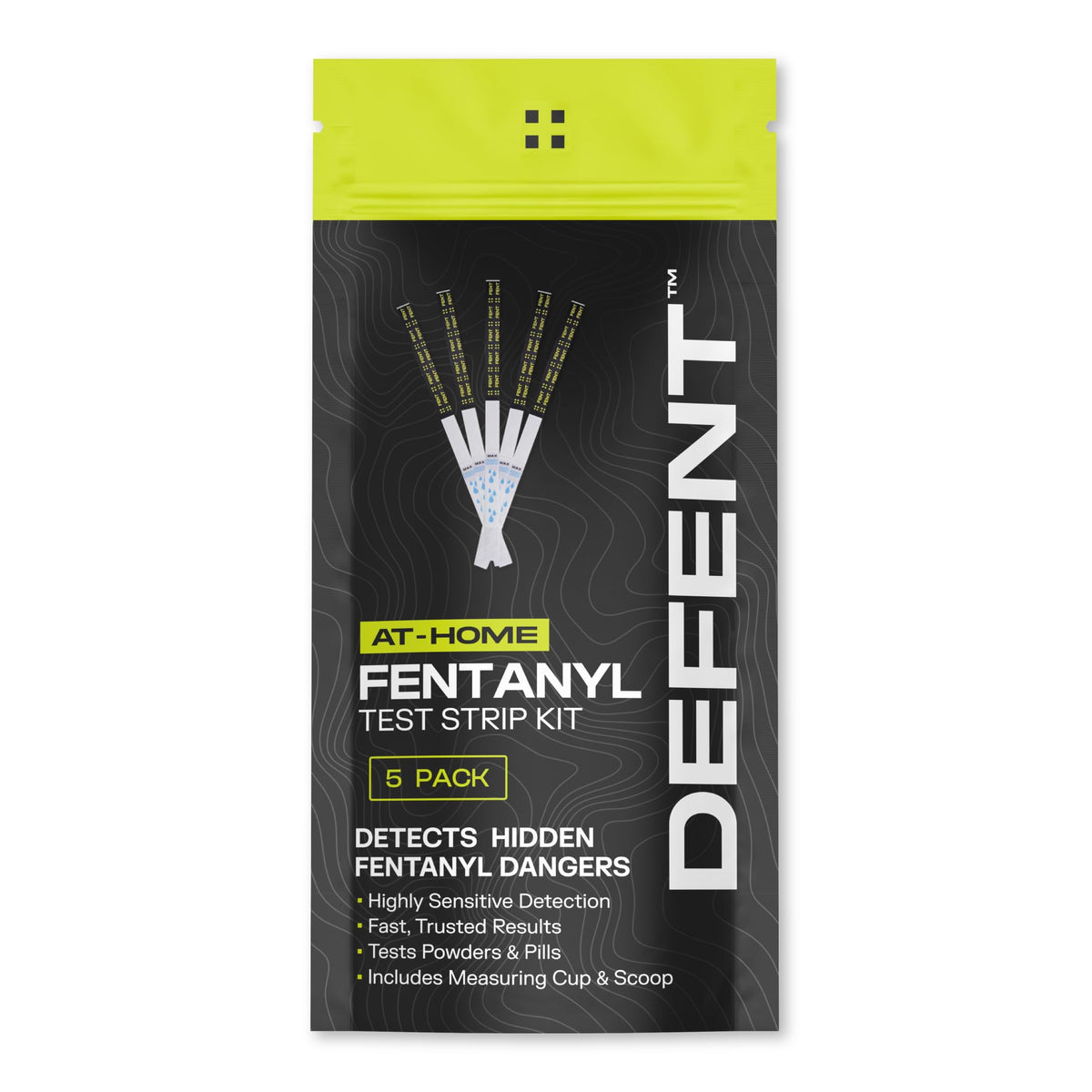 DEFENT fentanyl test strip kit 5-pack