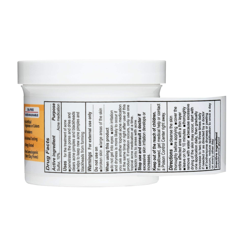 Cruelty-free De La Cruz Sulfur Ointment, safe to use on skin.