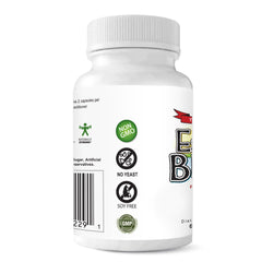Tabletop scene with Estroblock Pro promotes a simple daily wellness routine.