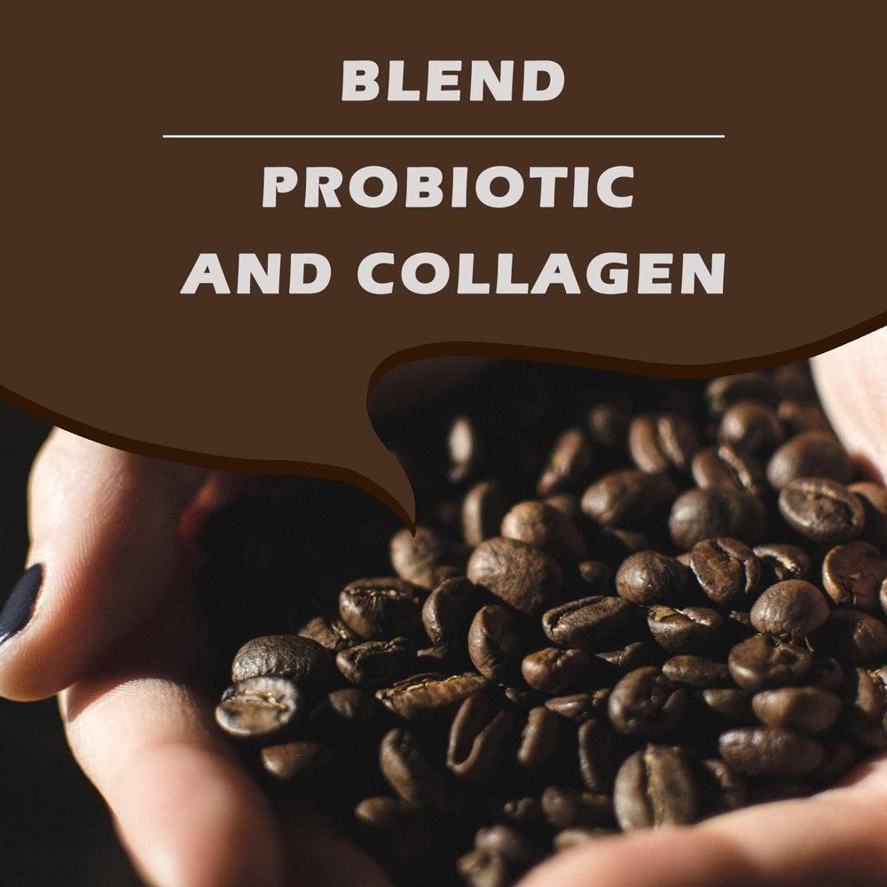 Ice coffee flavor with collagen nutrients