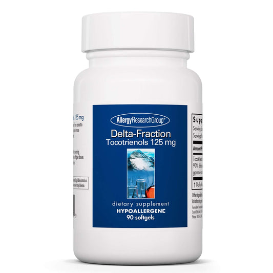 Delta-Fraction Tocotrienols softgel bottle 125 mg, 90-count