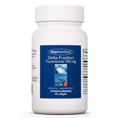 Delta-Fraction Tocotrienols softgel bottle 125 mg, 90-count