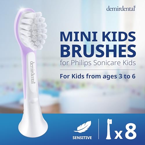 Close-up of soft bristles on Demirdental mini heads