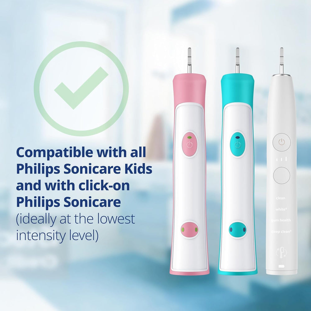 Compatible with Philips Sonicare Kids and some adult handles