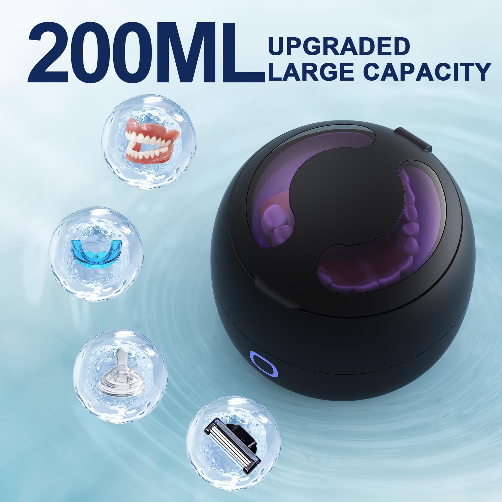 Includes basket, tweezers and cleaning pod for safe use