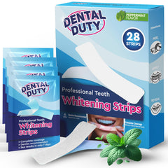 Dental Duty Teeth Whitening Strips 28pcs packaging front