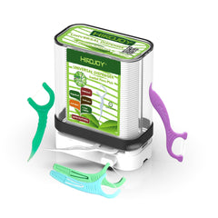 Front view of the Dental Floss Pick Holder showing compact design