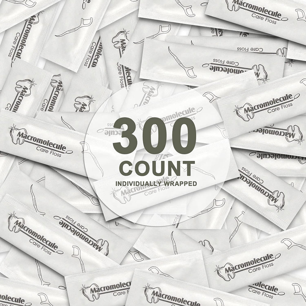 Box of 300 individually wrapped dental floss picks