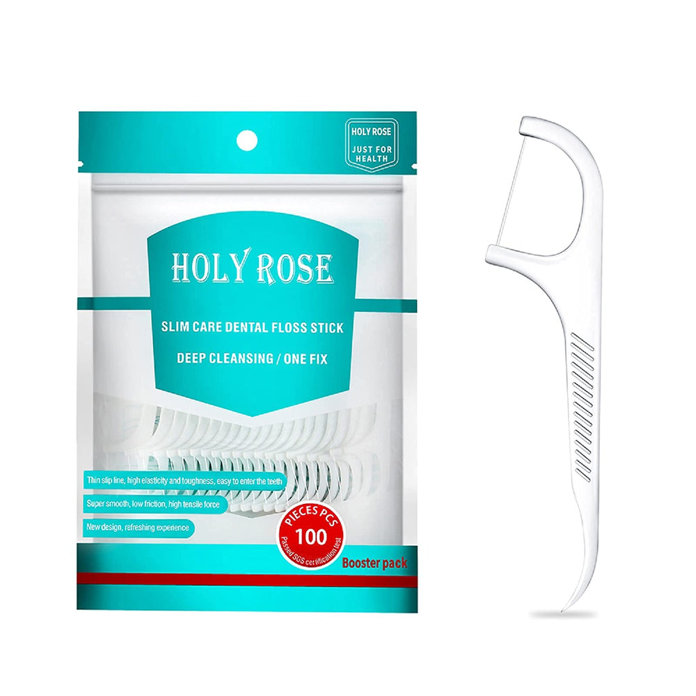 People using dental floss picks for daily teeth cleaning