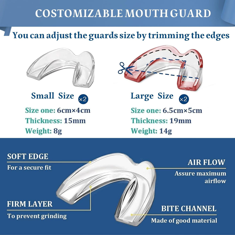 Durable dental guard for teeth grinding and sports use