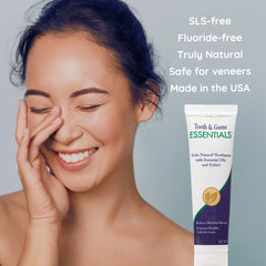 4 oz Essentials Toothpaste tube front view