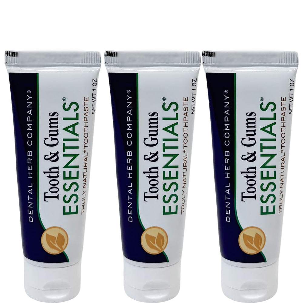 Dental Herb Company Travel Toothpaste 1oz 3-Pack – front box