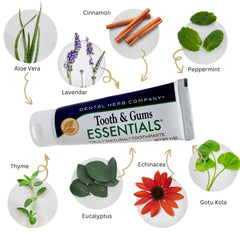 Close-up of product label highlighting fluoride-free and SLS-free