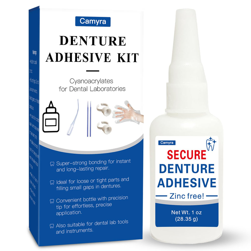 Dental Lab Instant Bonding Denture Glue 1 oz bottle