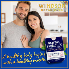 Concept of fresh breath with dental probiotics