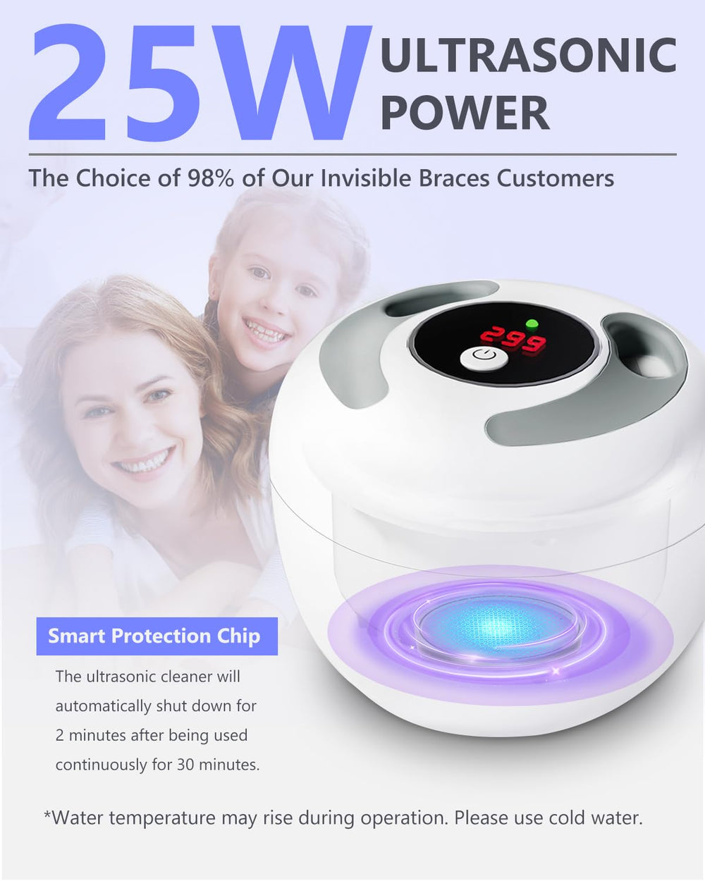 Cleaning jewelry with the ultrasonic cleaner